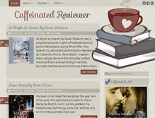Tablet Screenshot of caffeinatedbookreviewer.com